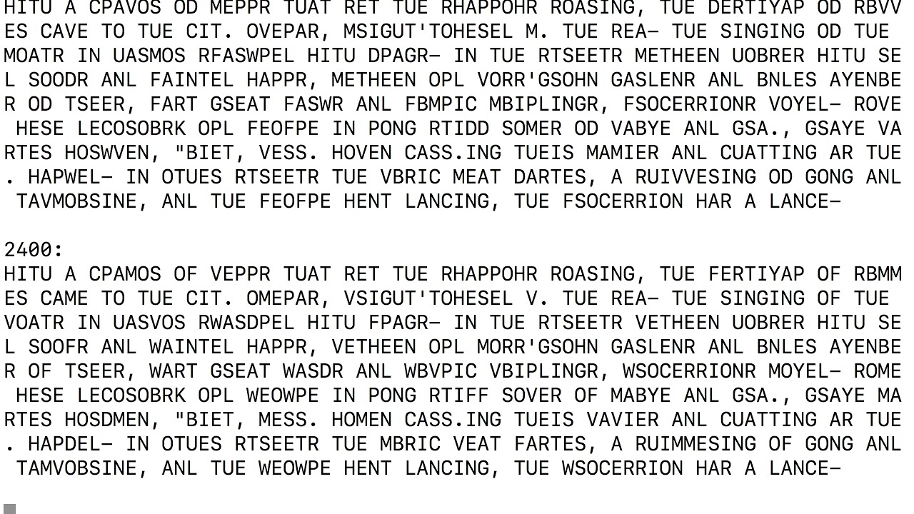 Crack a Substitution Cipher with Gibbs Sampling 🔍