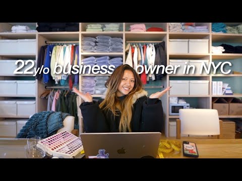 productive work day in my life at the NYC office as a 22 year-old business owner