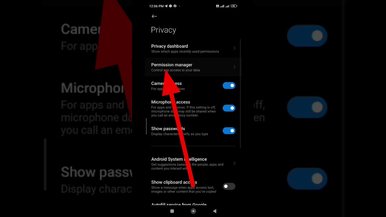 Permission manager allow and denyapp permission #shorts