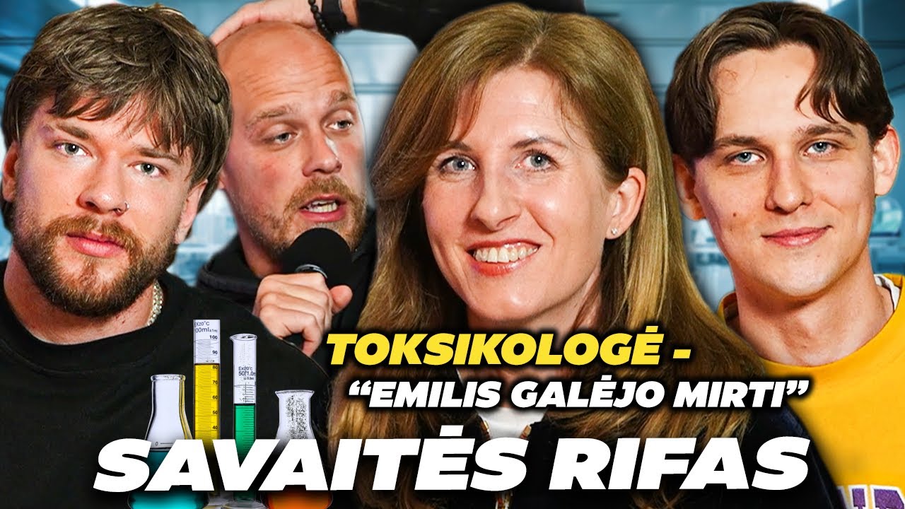 Mokinames Kaip (Ne)Vartoti Narkotikus | Savaitės Rifas #124 su Toksikologe Gabija Sakalauskienė 💬