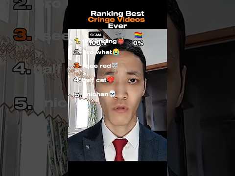 Ranking Cringiest Videos Ever💔 #ranking #cringe #short #viralshorts #memes