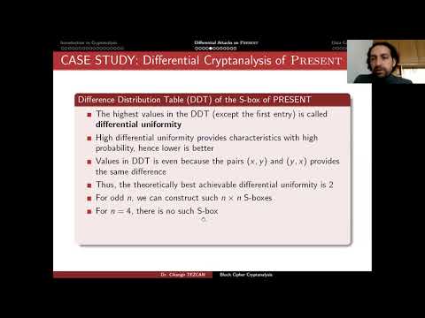 Applied Cryptology 5.3: PRESENT's Differential Cryptanalysis