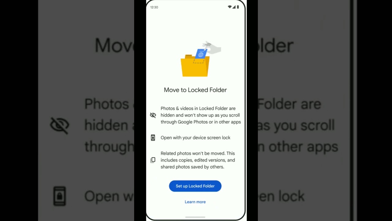 Google Photos: Secure Password-Protected Folder Backup