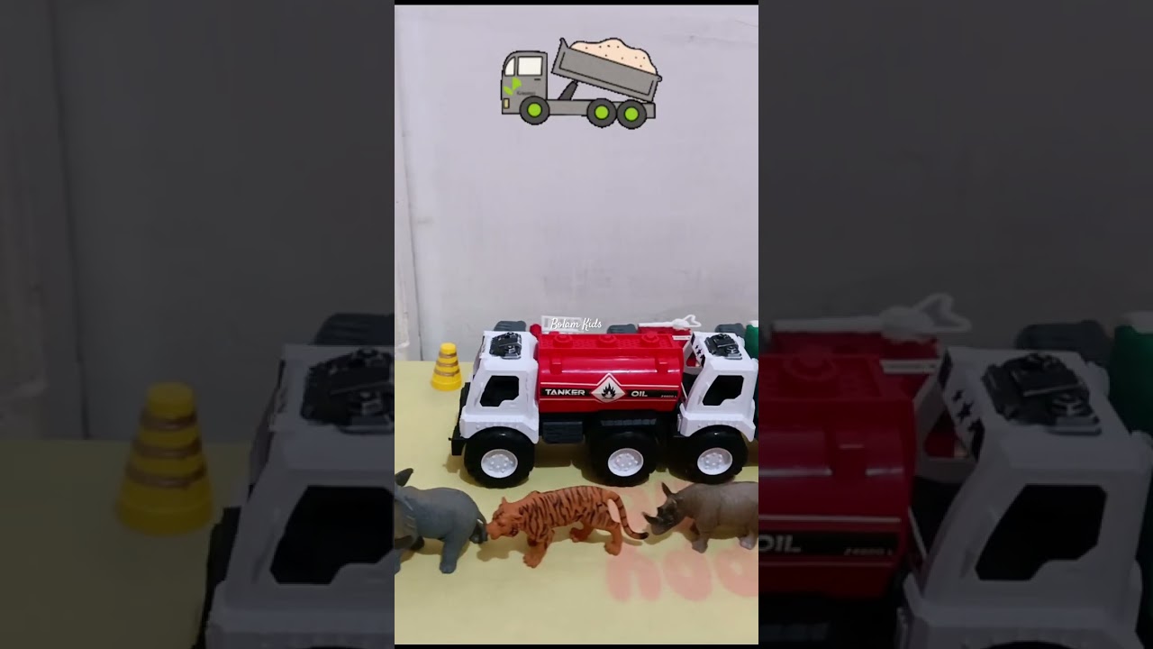 Mainan Mobil Truk Tangki & Kendaraan Seru untuk Anak ππ