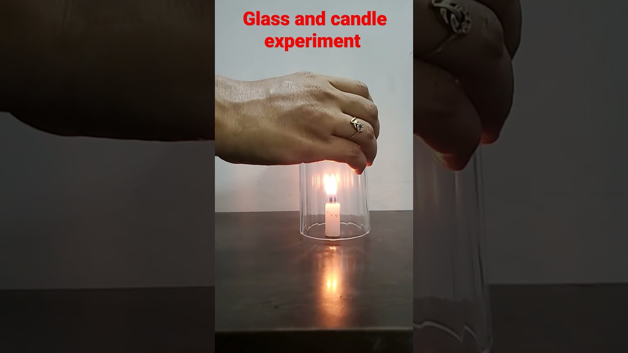 Glass and Candle Experiment 🔥