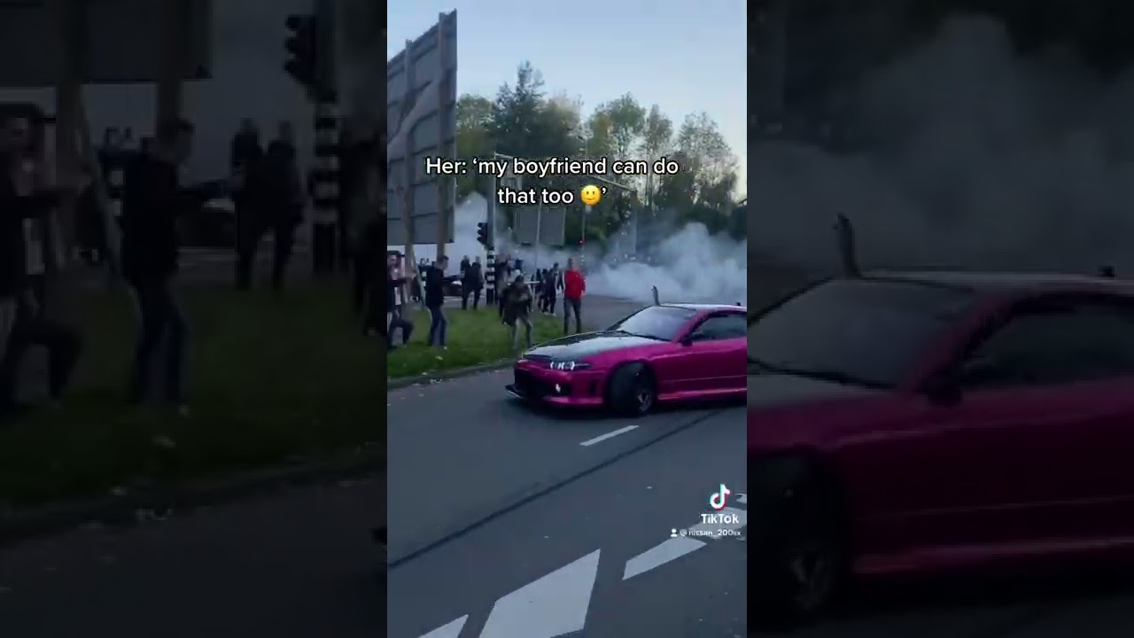 Silvia S15 Drift vs Nissan GT-R at Car Show π