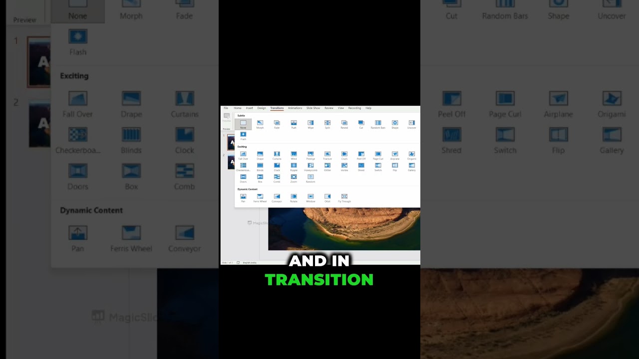 no more using morph transition in PowerPoint #powerpoint #ppt #presentation #shortsviral  #short