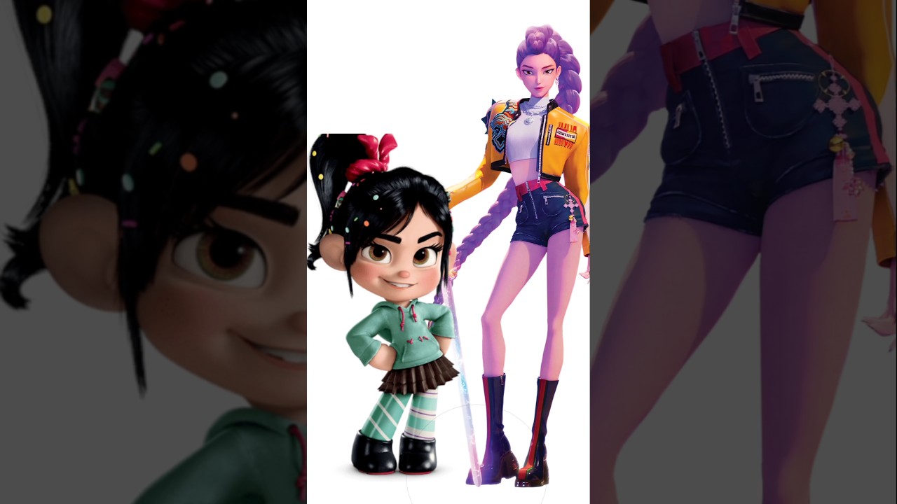 Vanellope as Rumi in K-pop Demon Hunters 🎶