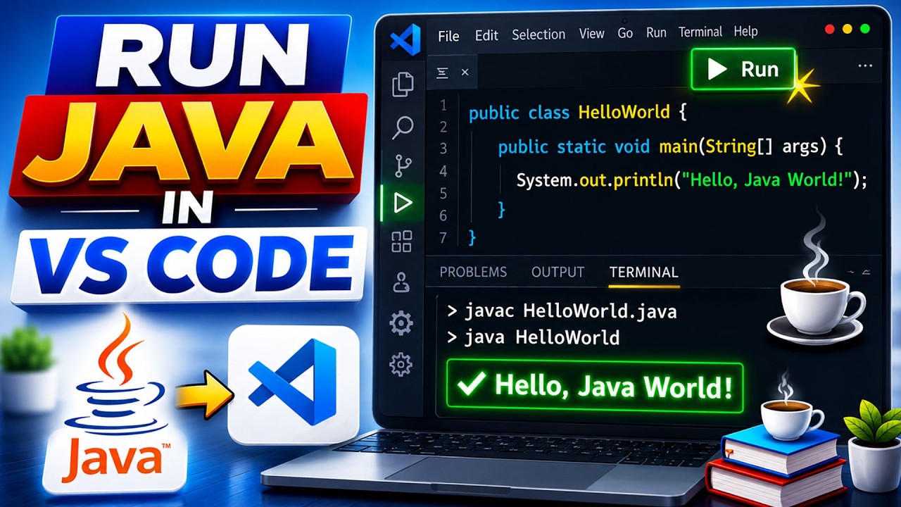 Java in VS Code: Write & Run (2026 Guide) π₯οΈ