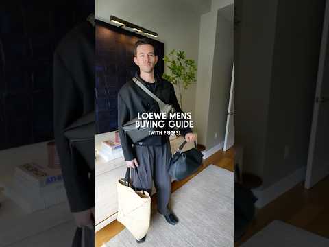 Would you buy a Loewe bag? Which one is your favorite? #loewe #mens #luxury #bags #style #fashion