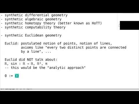 Programs from proofs by Ingo Blechschmidt (bonus): Introduction to synthetic computability theory