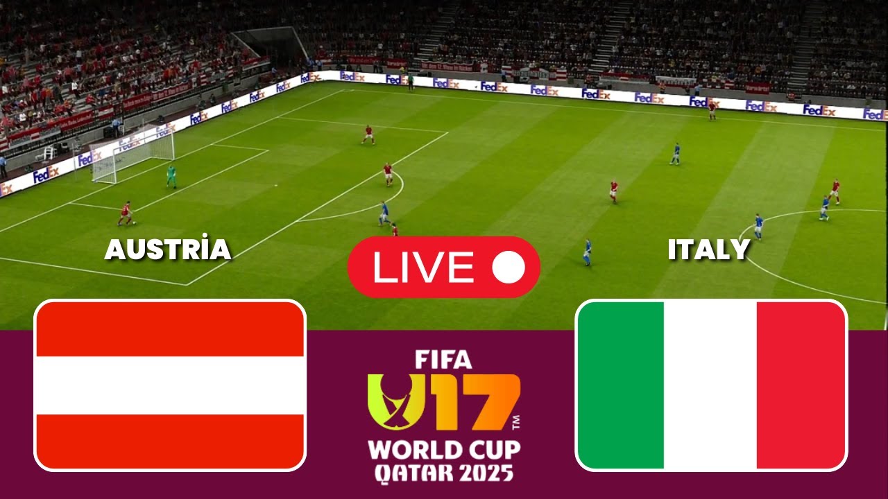 Austria U17 vs Italy U17 | FIFA U17 World Cup 2025 Simulation ⚽