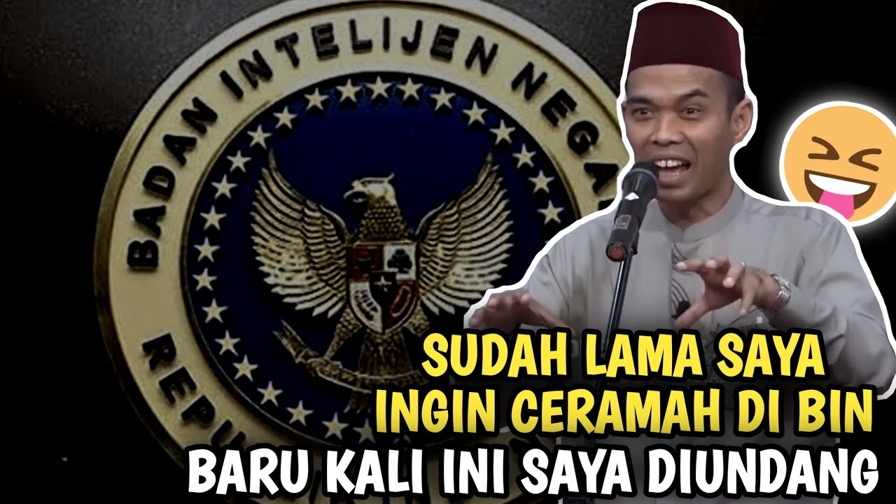 Lucu Banget! UAS Ceramah di BIN Bikin Jamaah Ketawa 😂