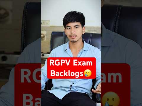 RGPV Exam me backlogs🥲😂 | @Growwithfarooque | #shorts #rgpvexam