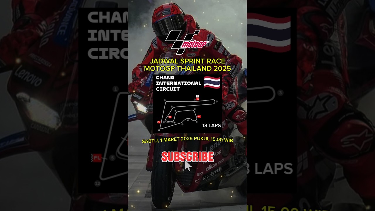 MotoGP Thailand 2025 Sprint Race Schedule 🏁
