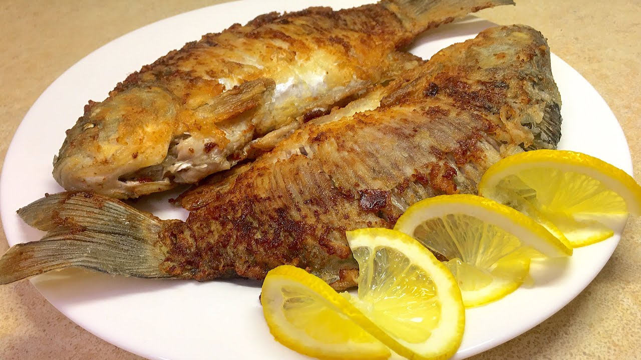 Жареный карась без костей в сметане 🍽️