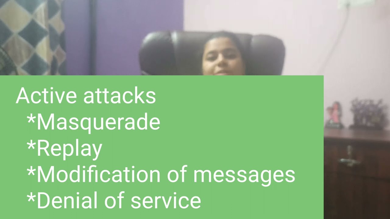 CNS 03 | Security attacks | through tamil | Passive attacks | Active attacks | DoS