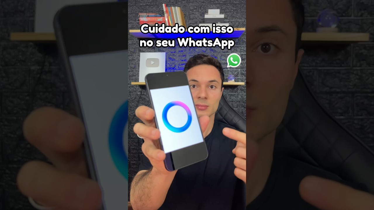 Cuidado com esse novo botão do WhatsApp 😱 #dicas #whatsapp #celular #whatsapptips #guicassiri