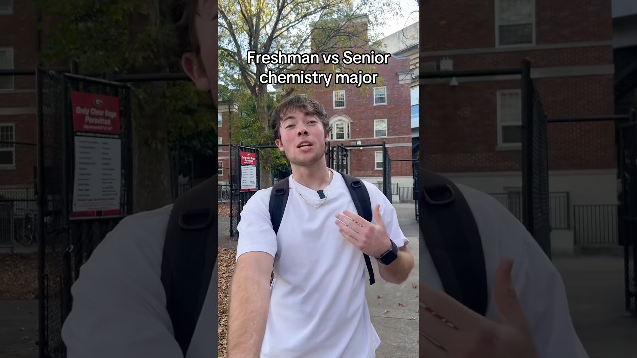 Freshman vs Senior Chemistry Major Differences