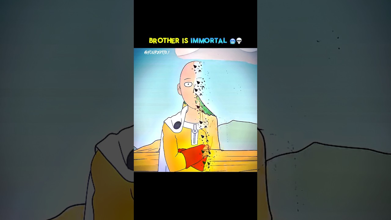 Bro Is Immortal: One Punch Man & Thanos ππ₯Ά