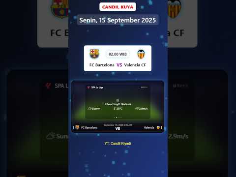 ðī NOW FC Barcelona vs Valencia CF Spanish La Liga H2H Livescore