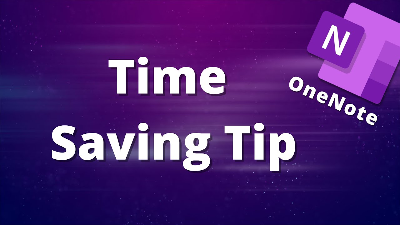 Save Time in OneNote with This Easy Tip! ⏱️