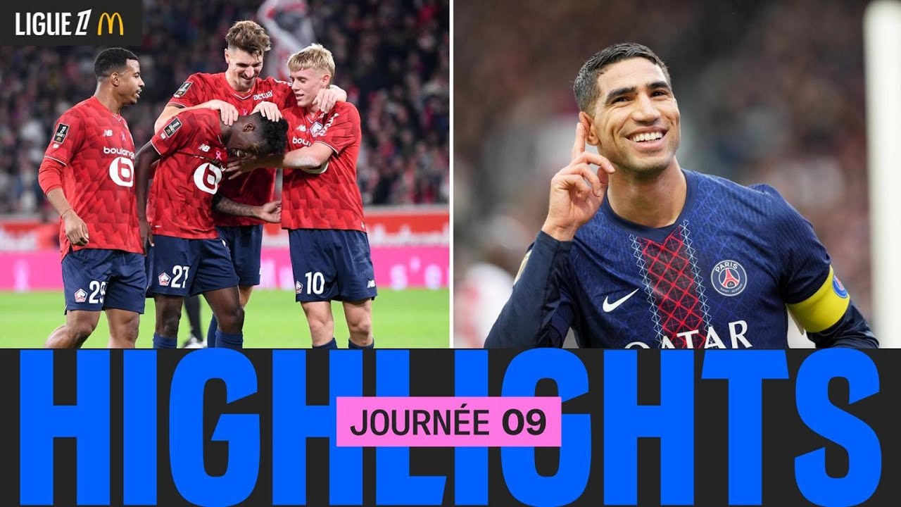 Résumé de la 9ème journée de Ligue 1 McDonald's 2025/26 ⚽