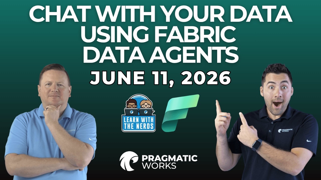 Free Live Event: Chat With Your Data Using Fabric Data Agents