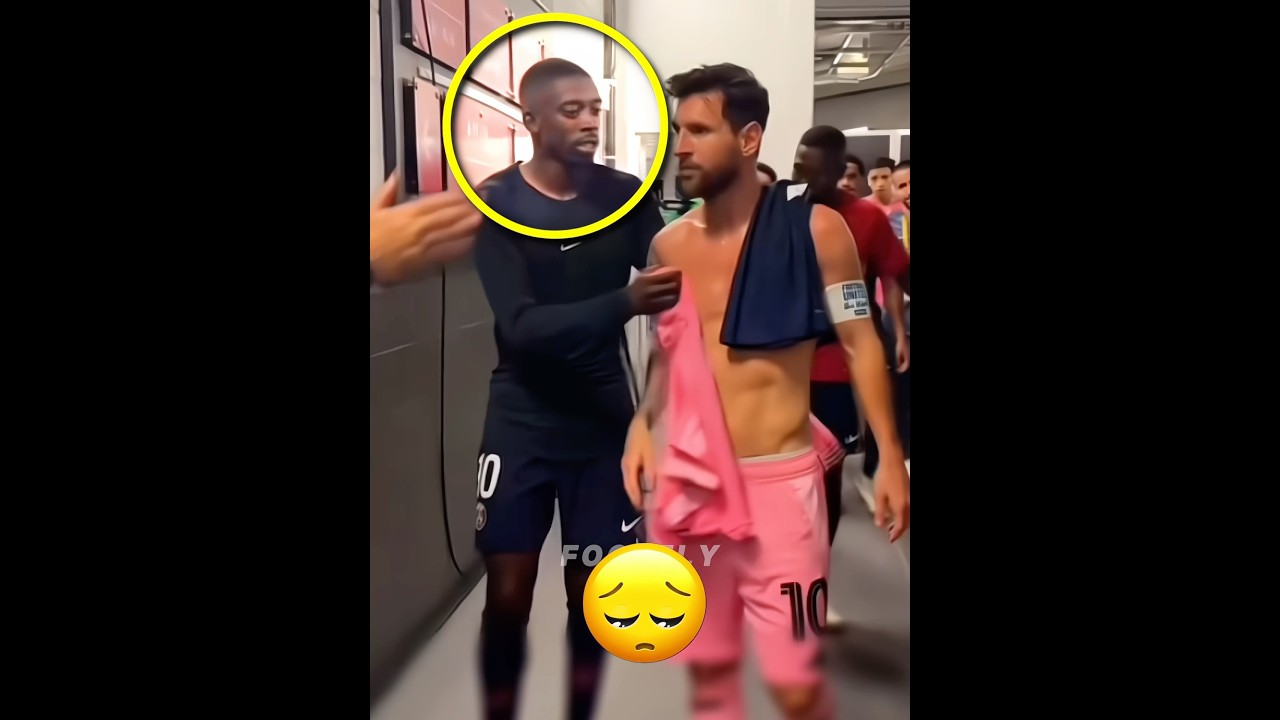 Dembele's Heartfelt Tribute to Messi 🥲
