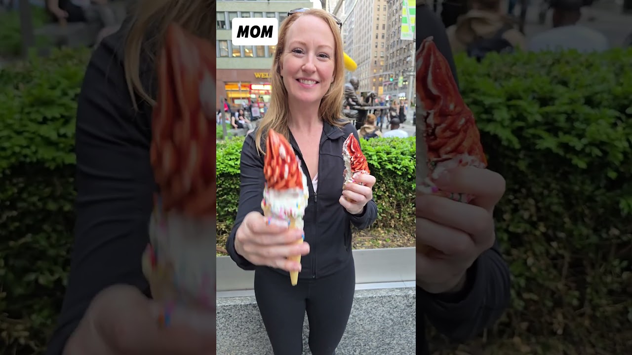 How Family Shares ice cream cone #shorts #family