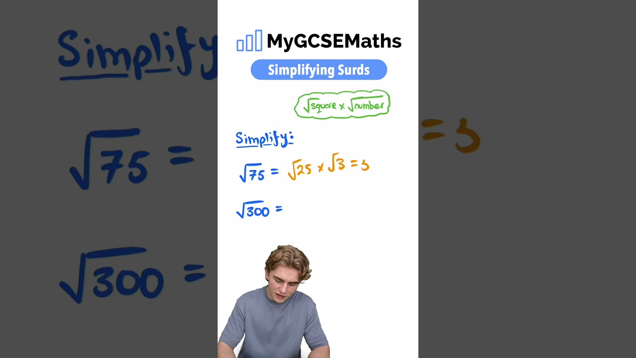 Master Simplifying Surds for GCSE Maths 📚