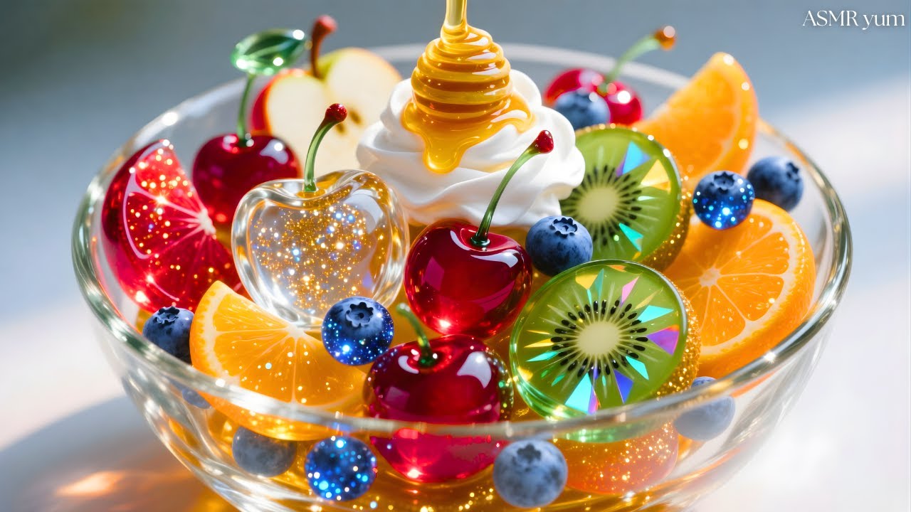 Glass Fruit Salad Recipe — Satisfying ASMR 🥗