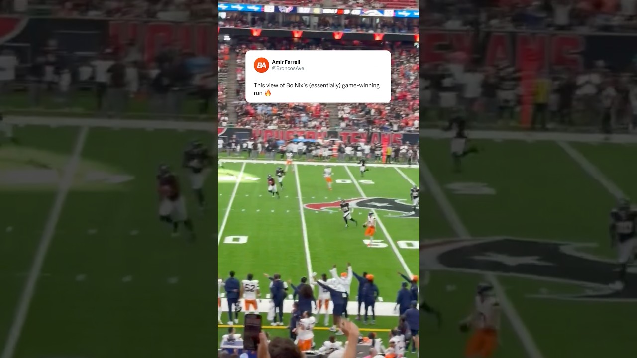 Bo Nix Outshines Your Favorite QB! 🔥 #Broncos #Shorts