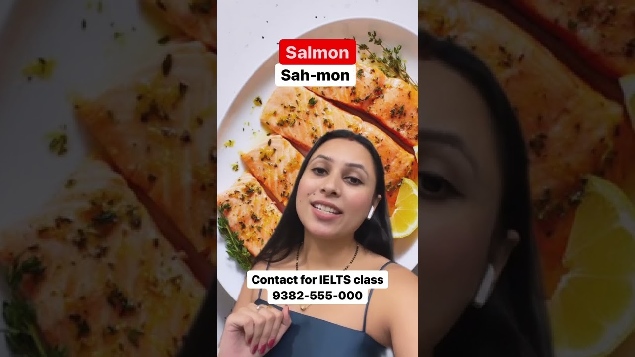 Famous food dishes that are mispronounced.#croissant #lasagna #salmon #pronunciation #ielts #canada