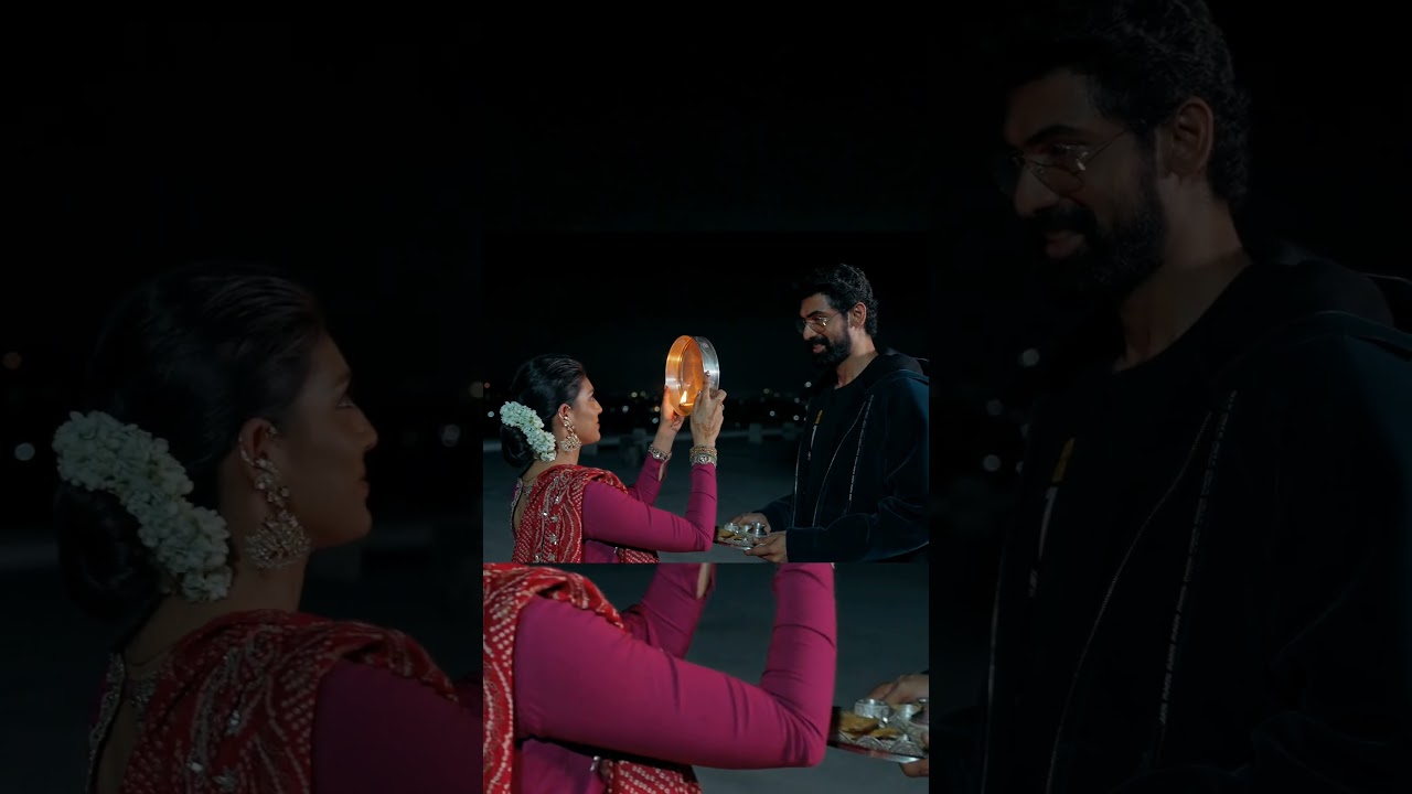 Karwa Chauth Celebrations with Ranadaggubati & Miheeka ❤️
