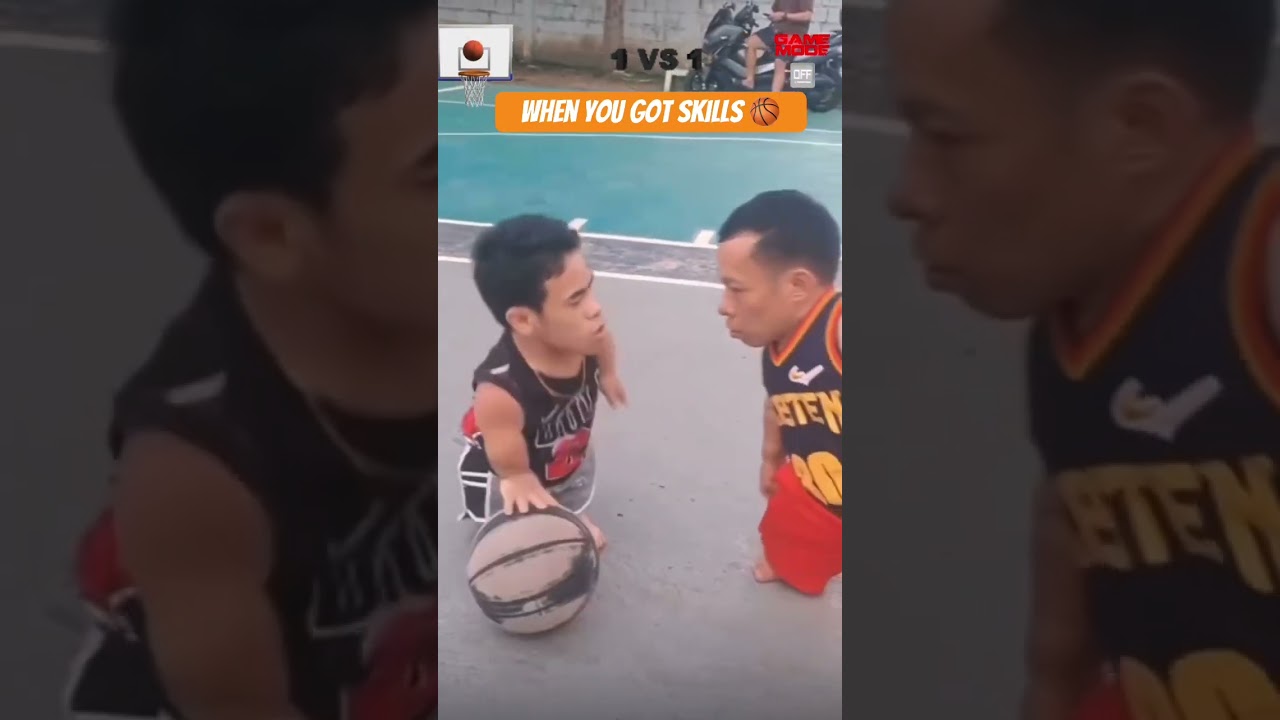 Epic 1v1 Midget Basketball Battle! Who Will Win? 🏀