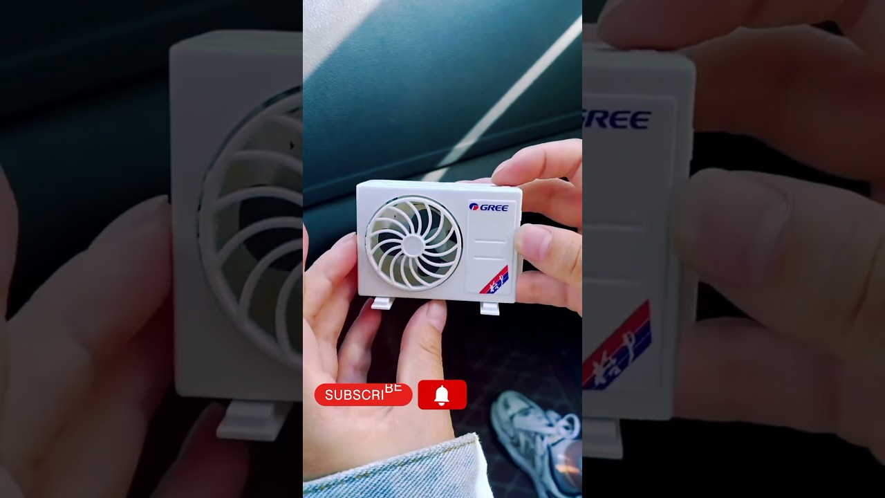 Stay Fresh on the Go: Solar Car Air Freshener & Mini Air Conditioner 🌞