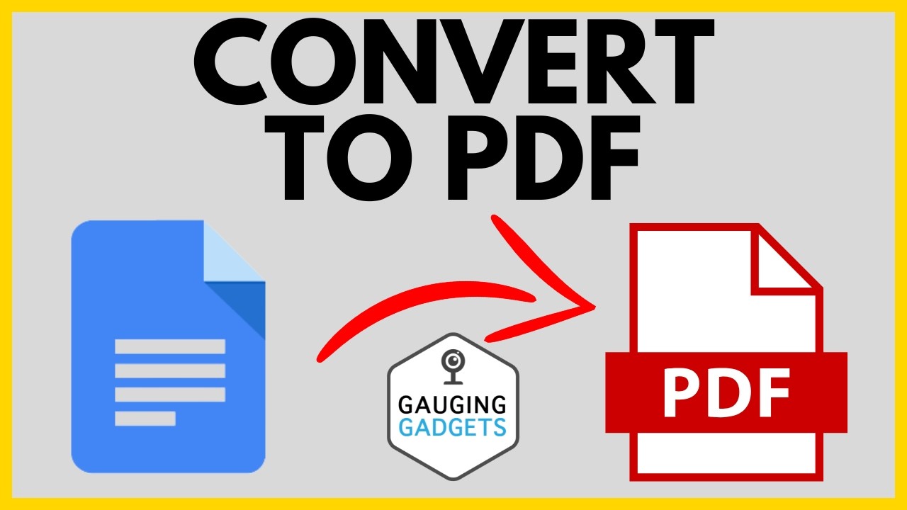 How to Convert a Google Doc to PDF