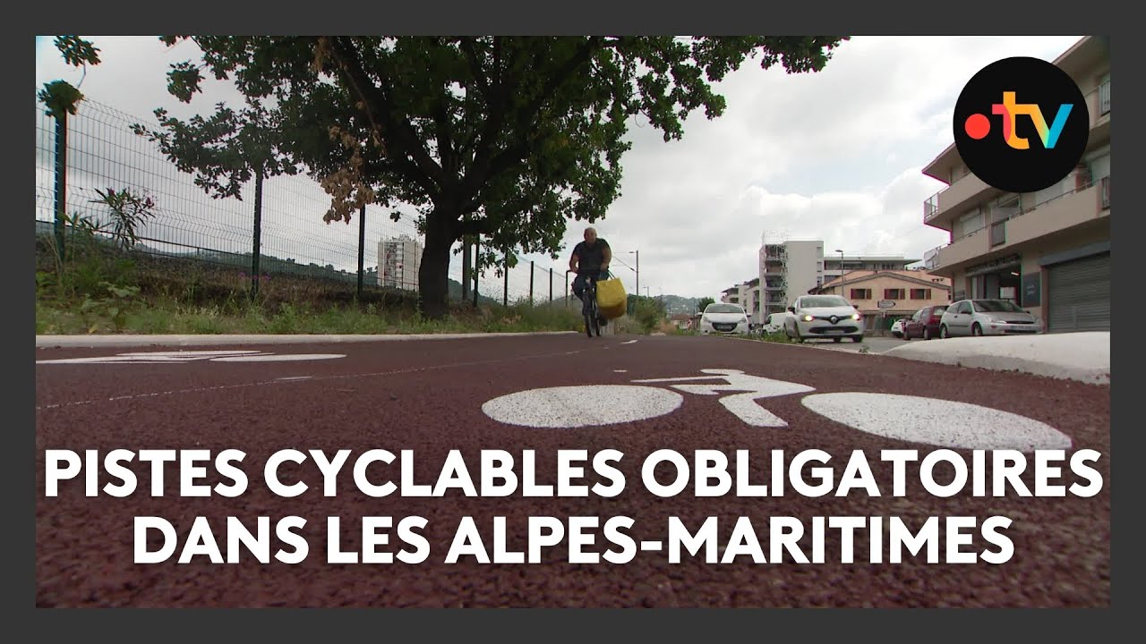 Nouveaux pistes cyclables obligatoires à Nice 🚲