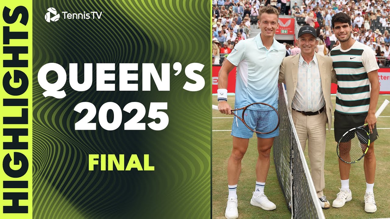 Carlos Alcaraz vs Jiri Lehecka: Epic Battle for the Queen's Title! 🏆 | Queen's 2025 Final Highlights