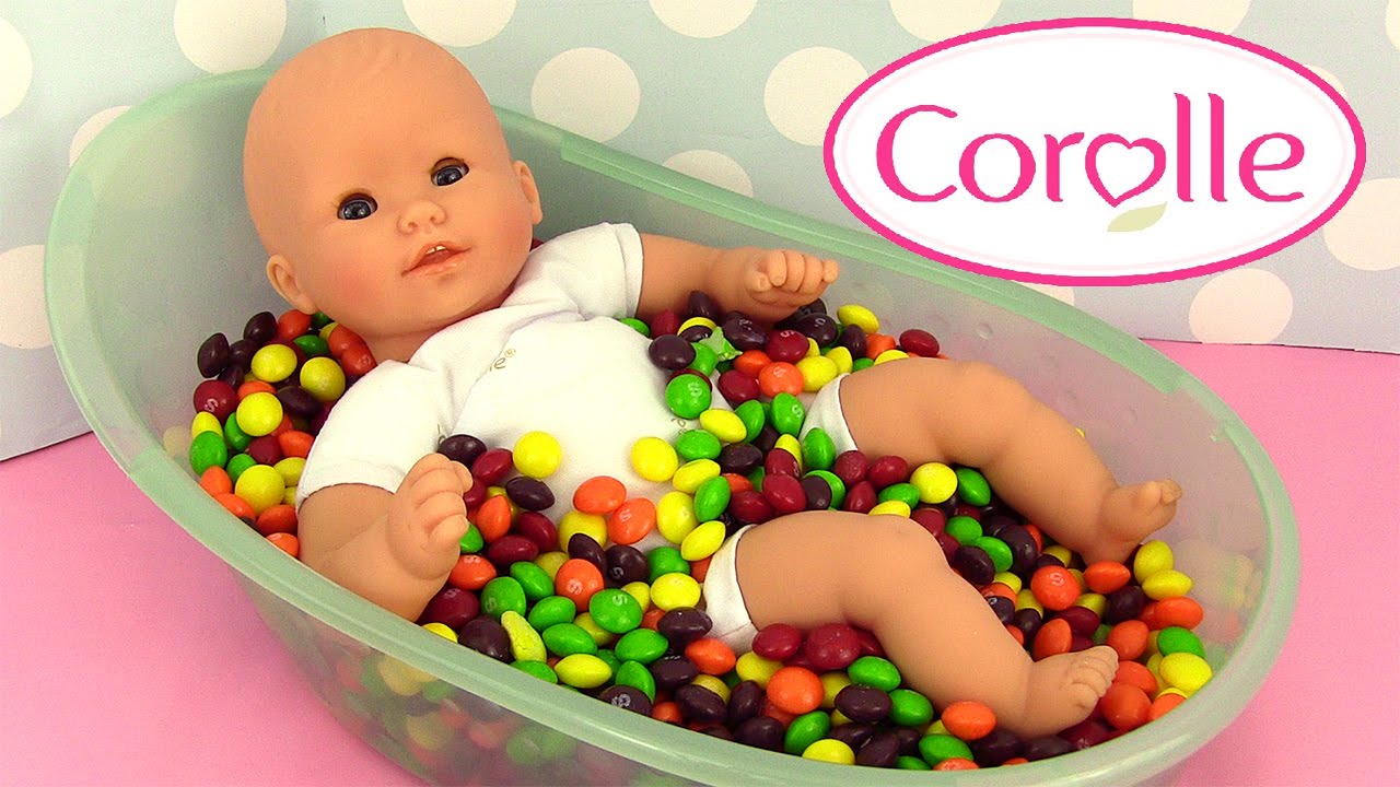 Poupon Corolle Bain de Bonbons & Oeufs Surprise 🍬