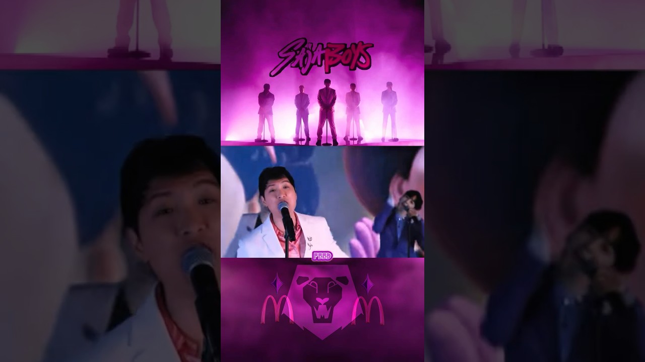Real Life SAJA BOYS finally performing Soda Pop together on stage 💖@McDonalds #kpopdemonhunters