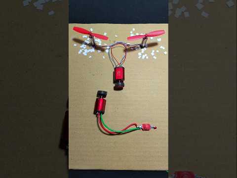Mini Dynamo Generator Power Transfer In Drone Motor _ DC Motor #dcmotor #tech #shorts #generator