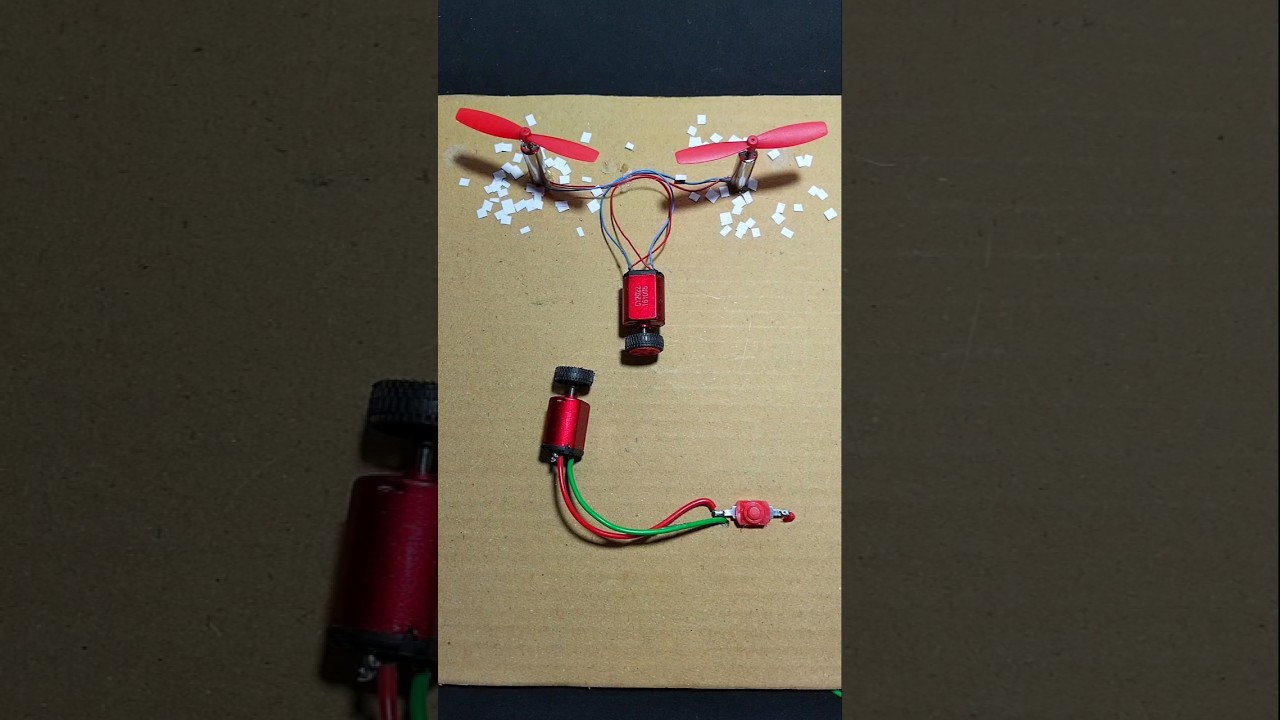 DIY Mini Dynamo Generator Using a Drone Motor ⚙️