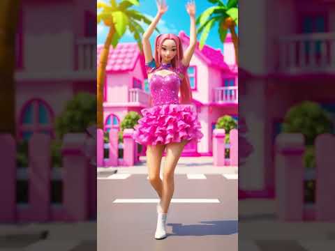 Huntrix Girl 💖🎀 | Barbie Look Transformation #shorts #kpop #kpopedit