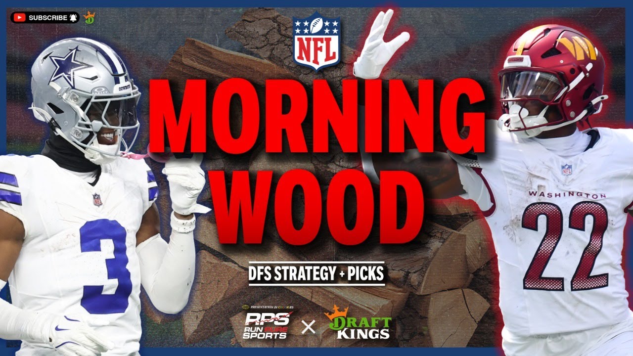 NFL DFS Picks & Lineups | Week 7 | October 19 - NFL Morning Wood