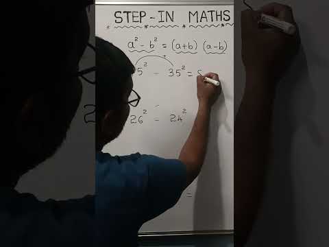 Difference of squares of two numbers