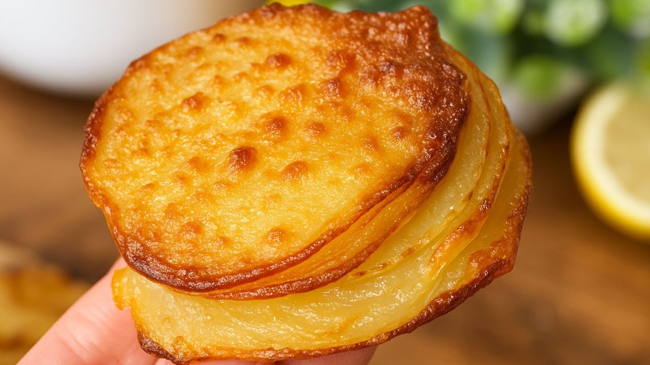 Croustillants de Pommes de Terre Faciles – Une Alternative Sain et Savoureuse 🥔