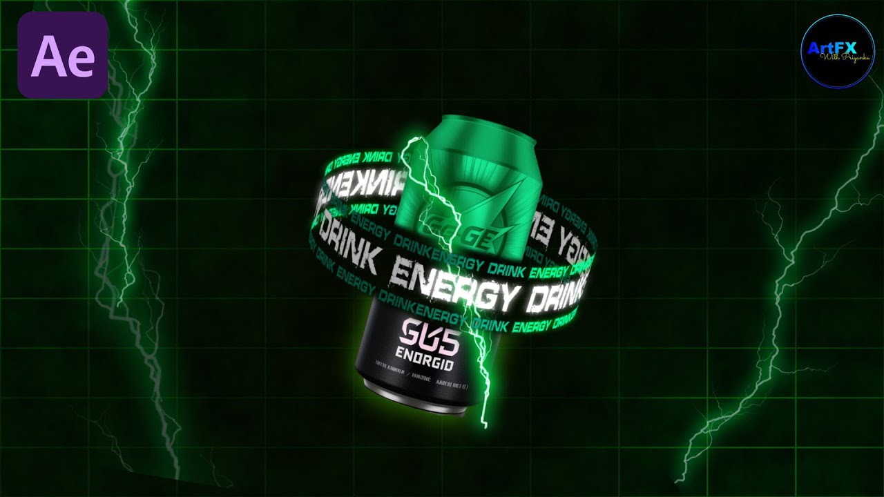 Rotating Cylinder Text Effect in After Effects π₯