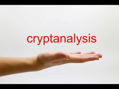 How to Pronounce cryptanalysis - American English